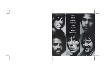 JEFF BECK GROUP ROUGH AND READY REEL MASTERS