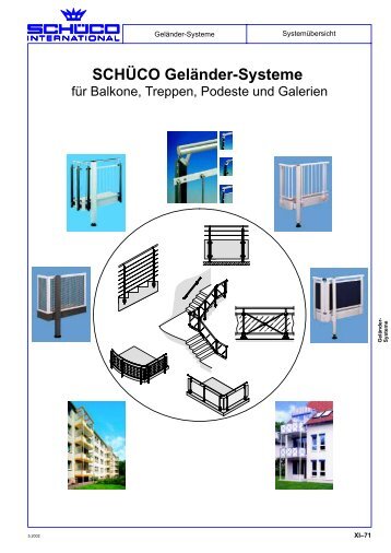 SCHÜCO Geländer-Systeme