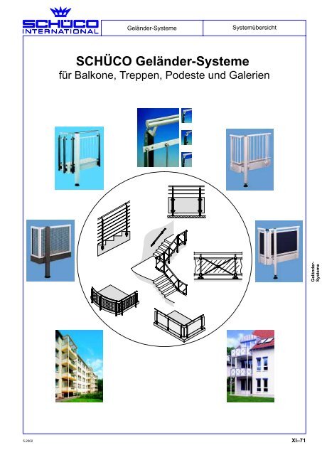 SCHÜCO Geländer-Systeme
