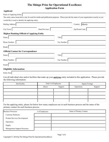 Application Form.pdf - The Shingo Prize