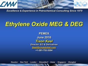 Ethylene Oxide MEG & DEG