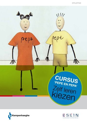 folder Pepe en Pepa `Cursus zelf leren kiezen - Kempenhaeghe