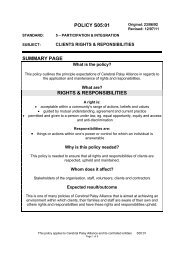 Download our Client Rights and Responsibilities Policy