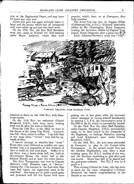 HLI Chronicle 1910 - The Royal Highland Fusiliers