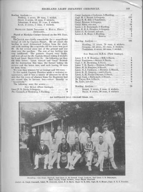 HLI Chronicle 1910 - The Royal Highland Fusiliers