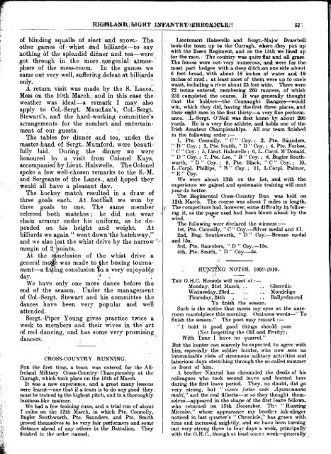 HLI Chronicle 1910 - The Royal Highland Fusiliers