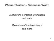 Wiener Walzer - AusfÃ¼hrung der Basic Drehungen - Rumsdance.de