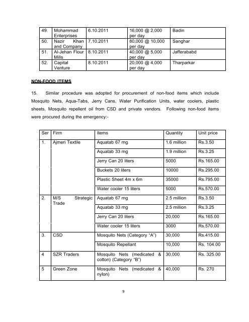 national disaster management authority **** emergency ... - NDMA