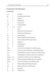 Formelzeichen und AbkÃ¼rzungen - Funkenerosion