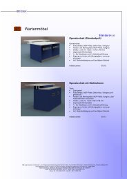 Katalog für Wartenmöbel - IBB GmbH