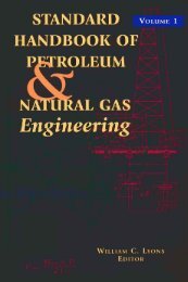 STANDARD HANDBOOK OF PETROLEUM & NATURAL GAS ...