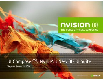 UI Composertm: Nvidia's New 3D UI Suite