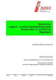 JEM Gewehr 50m A- und B-Final Reglement - SOSV - Solothurner ...