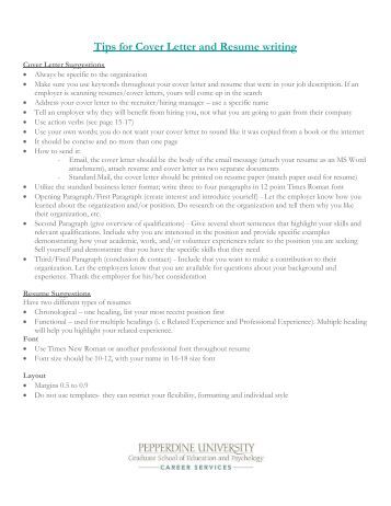 cover letter university application