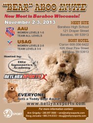 “BEar” aBOO InvITE - NetLynx Sports