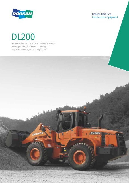 Doosan Infracore Construction Equipment - Comingersoll