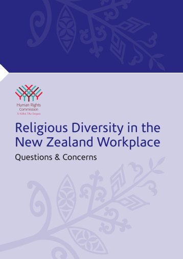 Religious Diversity in the New Zealand Workplace - Human Rights ...