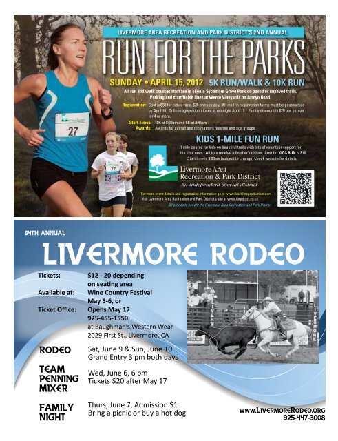 Classes & Programs - Livermore Area Recreation and Park District