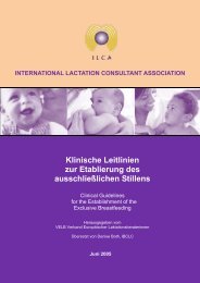 ILCA Leitlinien - Europäisches Institut für Stillen und Laktation