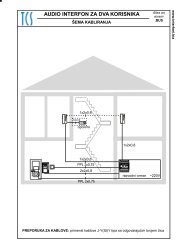 Audio interfon za 2 korisnika - TCS