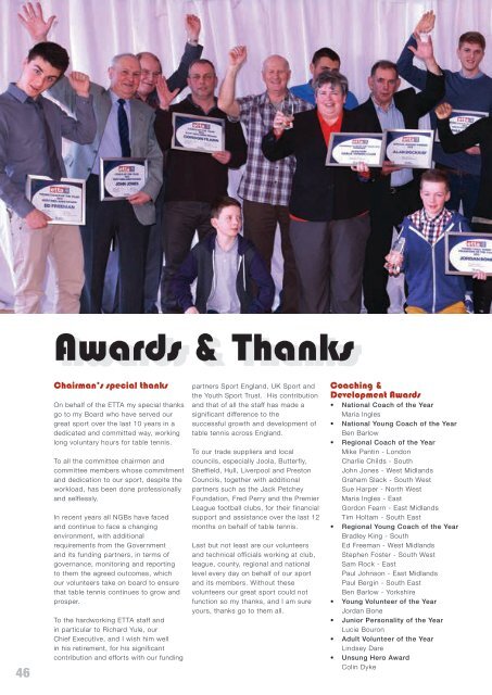Annual Report 12/13 - The English Table Tennis Association
