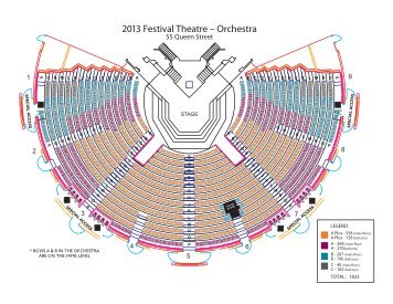 Festival Theatre Seating Chart