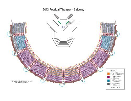 Seating Map - Stratford Festival