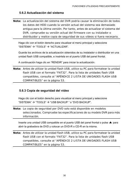 H.264 Network DVR Manual del Usuario - Sego