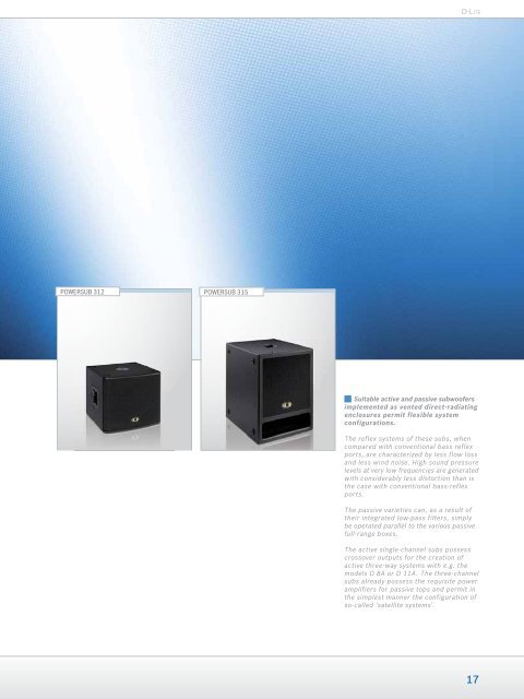 Loudspeaker Systems - Piramis Technika