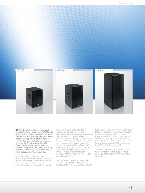 Loudspeaker Systems - Piramis Technika