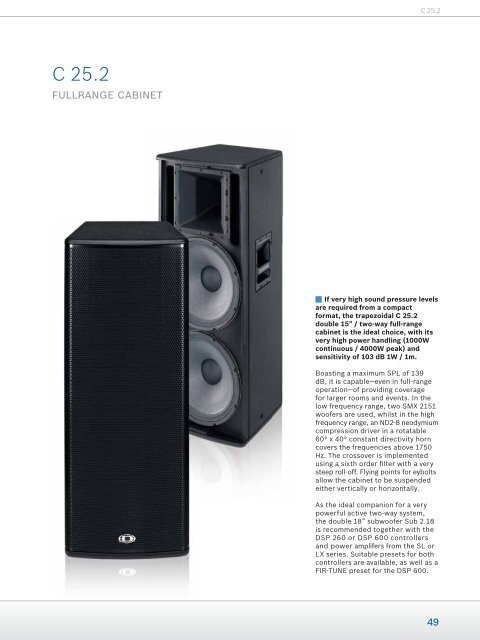 Loudspeaker Systems - Piramis Technika