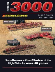 Sunflower - the Choice of the - AGCO Iron