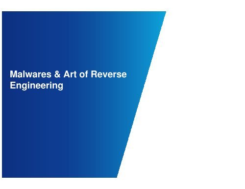 A Primer on Reverse Engineering Malwares
