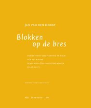 Jan van den Noort, Blokken op de bres, Geschiedenis van planning ...