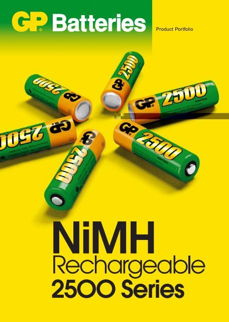 GP batteries NiMH rechargeable brochure (PDF - 766kB) - Antaris
