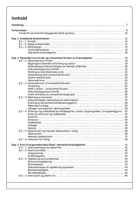 Veiledning til forskrift om brannforebyggende tiltak og tilsyn (revidert)