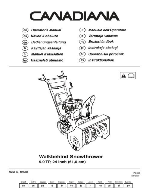 Walkbehind Snowthrower