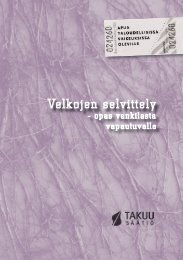 Velkojen selvittely - Kuluttajaliitto