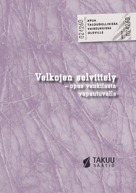 Velkojen selvittely - Kuluttajaliitto