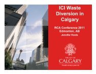 ICI Waste Diversion in Calgary