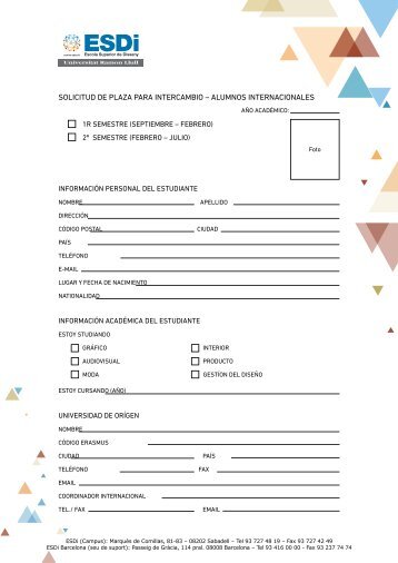 Solicitud de plaza para intercambio.pdf - ESDi