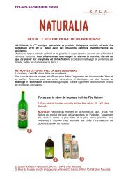 DETOX, le réflexe bien-être du printemps ! - MARS 2012 - Naturalia