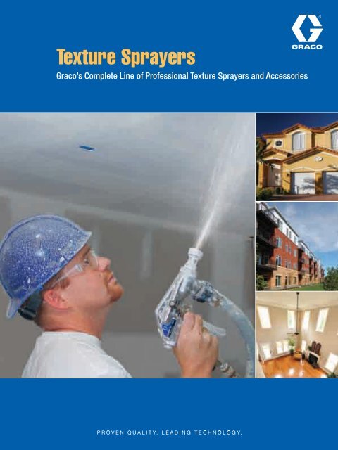 Graco Texture Sprayer Brochure - Graco Inc.