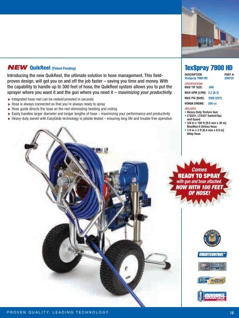 Graco Texture Sprayer Brochure - Graco Inc.