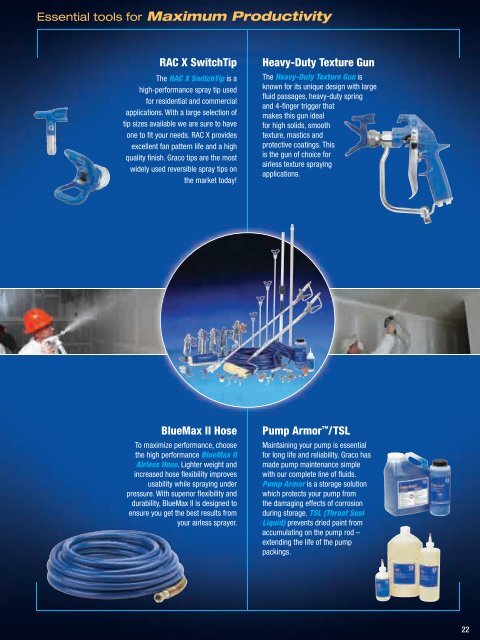 Graco Texture Sprayer Brochure - Graco Inc.