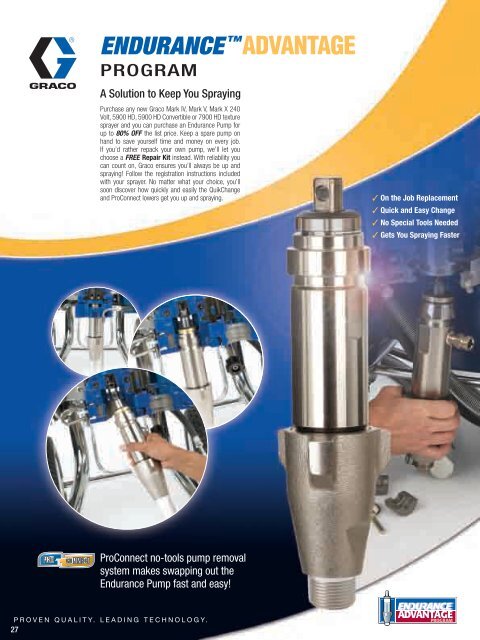 Graco Texture Sprayer Brochure - Graco Inc.