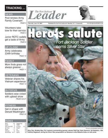 Fort Jackson Soldier earns Silver Star - Fort Jackson - U.S. Army