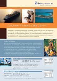 Caribbean & Panama Canal 2010-11 - Carnival Cruise Lines