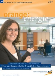 orange:energie - Stadtwerke Versmold