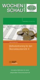 Werbekarte des Verlags - Wirtschaft / Recht im Unterricht